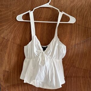 Forever 21 White Camisole Top